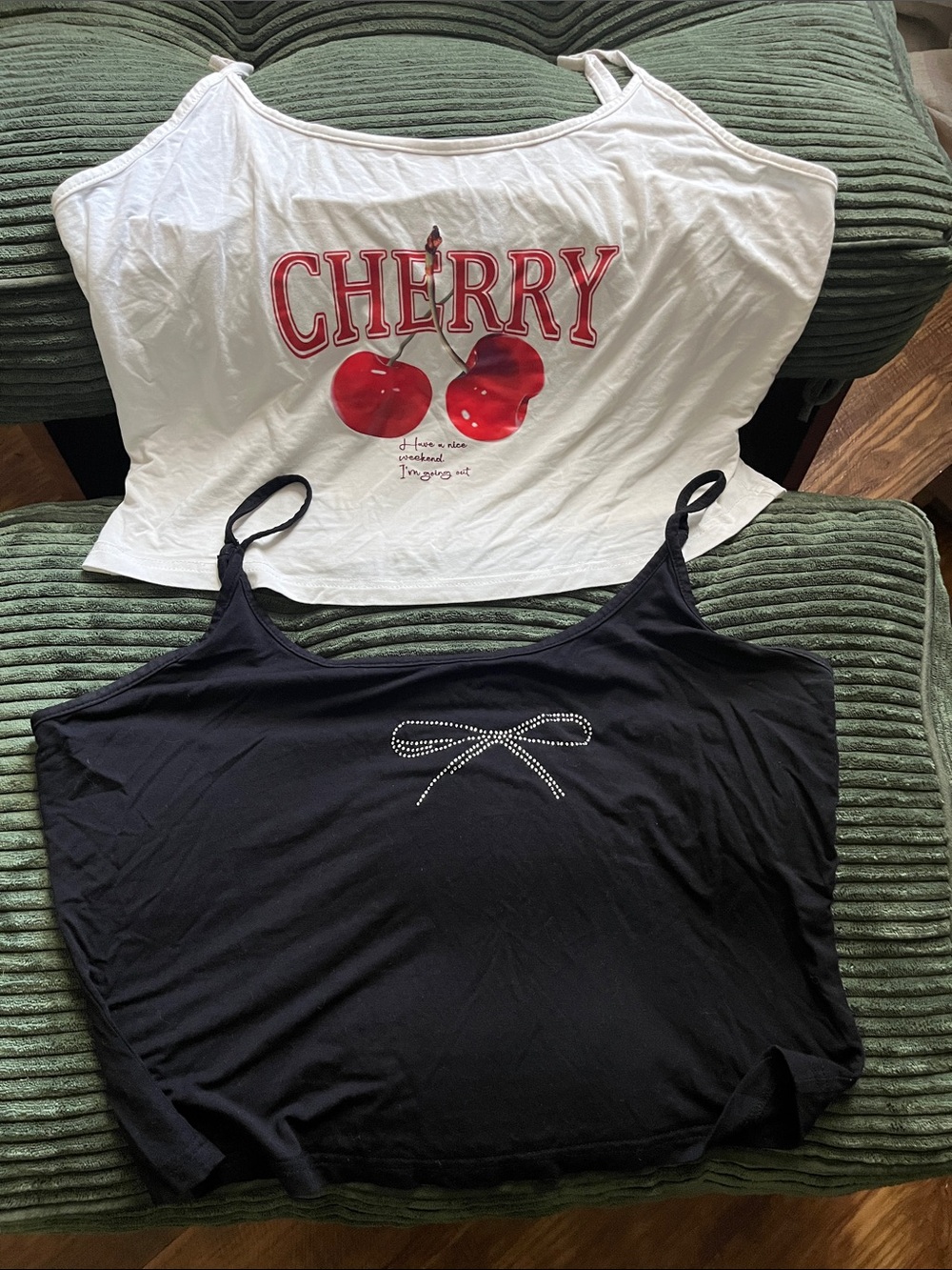 Two SHEIN Cropped Tanks 1XL